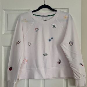 Embroidered lucky sweatshirt